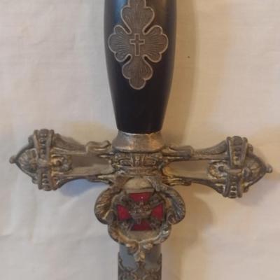 Vintage Knights Templar Masonic Sword Pre-1940