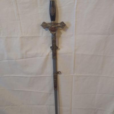 Vintage Knights Templar Masonic Sword Pre-1940