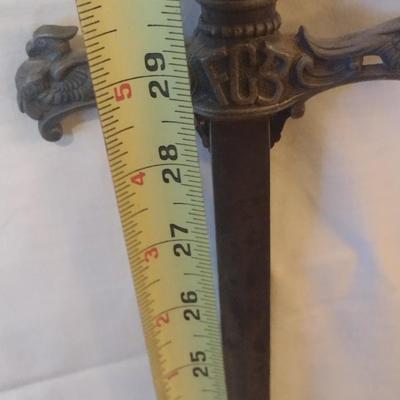 Vintage Parson & Co. Knights of Pythias Masonic Dress Sword Pre-1940