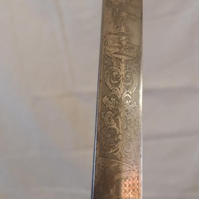 Vintage Parson & Co. Knights of Pythias Masonic Dress Sword Pre-1940