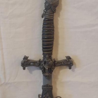 Vintage Parson & Co. Knights of Pythias Masonic Dress Sword Pre-1940