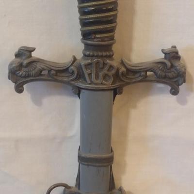 Vintage Parson & Co. Knights of Pythias Masonic Dress Sword Pre-1940