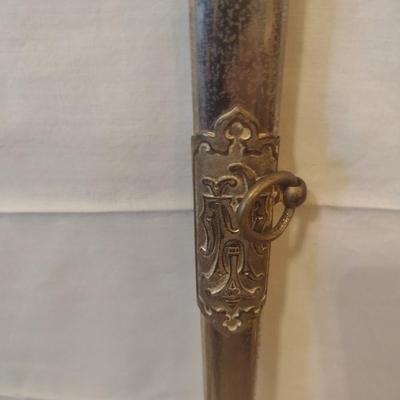 Antique Horstmann Knights Templar Lodge Masonic Sword with Scabbard Pre-1920's