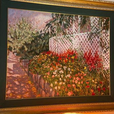 Floral Landscapes Painting Lot (Pair) Signed Diane Connon