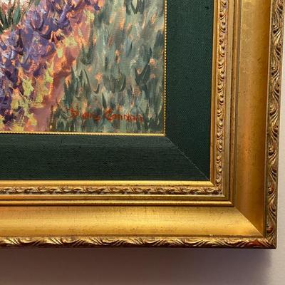 Floral Landscapes Painting Lot (Pair) Signed Diane Connon