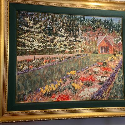Floral Landscapes Painting Lot (Pair) Signed Diane Connon