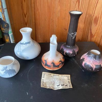 Indigenous Pottery Lot [Hozoni Pottery}