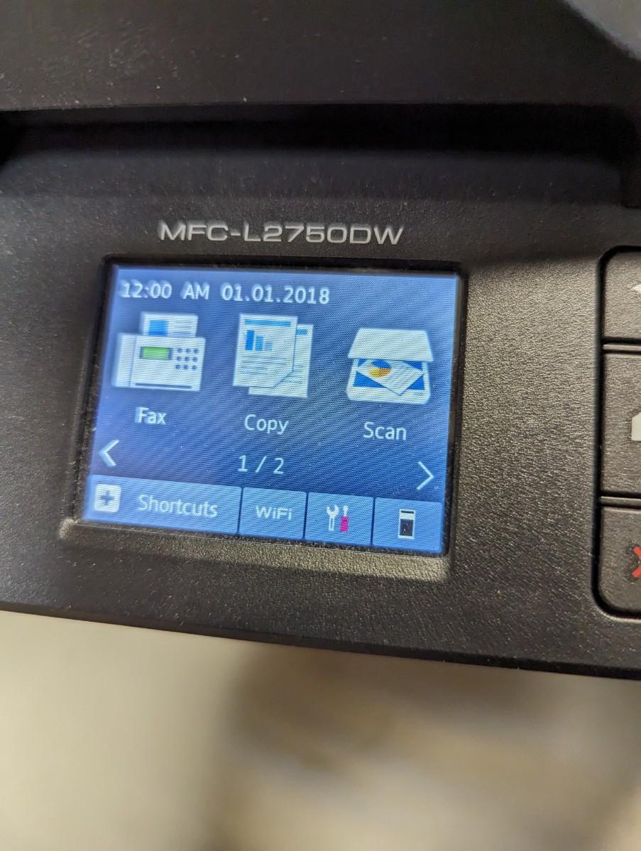 Brother MFC2750DW Fax Copy Scan