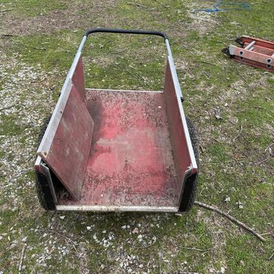 1402 Wooden Garden Cart