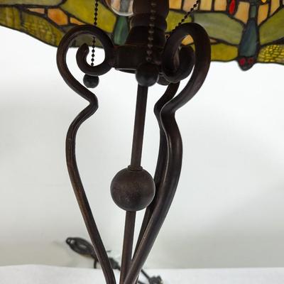 Tiffany Style Table Lamp Dragonfly