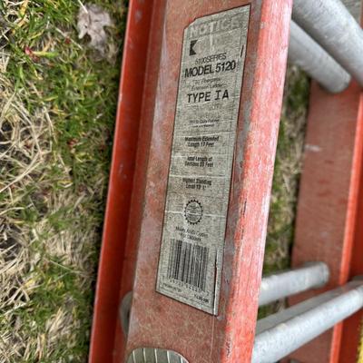 1404 Fiberglass Extension Ladder-20 Foot