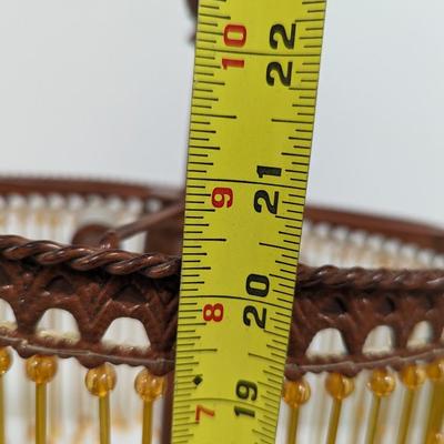 Vintage Beaded Table Lamp