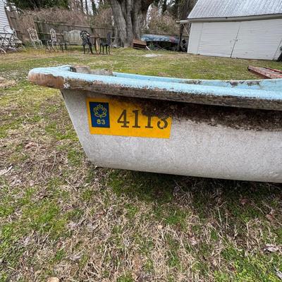 1405 Fiberglass Sailing Dingy