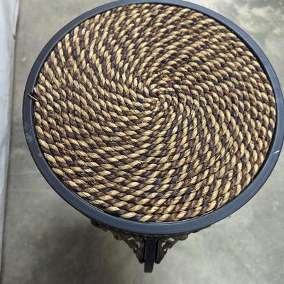Rattan Top Plant Stand