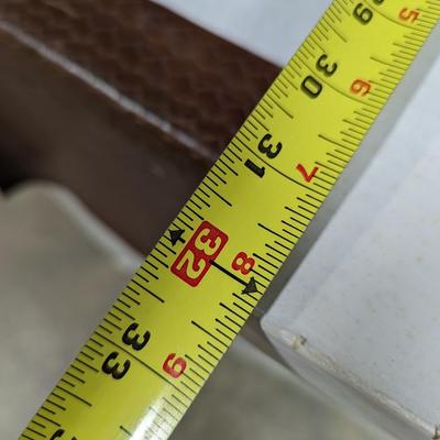 Rattan/Wood Wall Mirror 32" x 24 1/2"