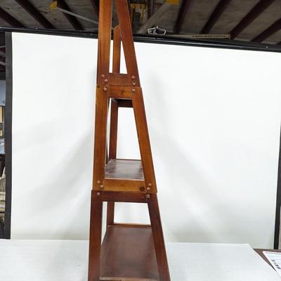 Multi-Tier Ladder Wood Display Shelf