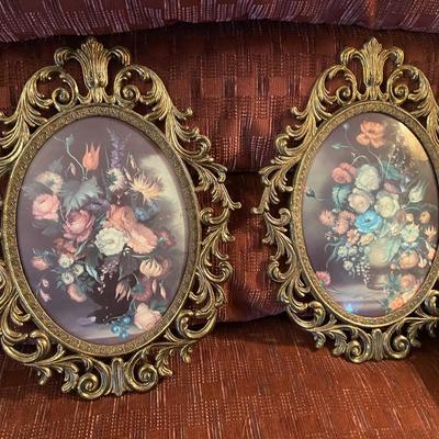 Floral Wall Art (Pair)