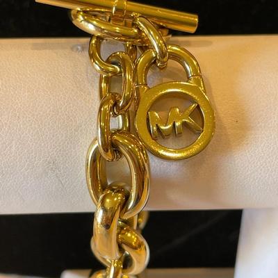 Michael Kors gold tone bracelet