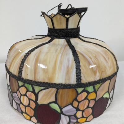 Hanging Stained Glass Electric Ceiling Lamp