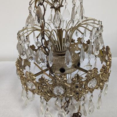 Vintage Crystal Chandelier