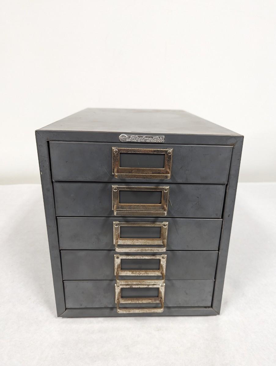 Table Top Steelmaster 5Drawer File