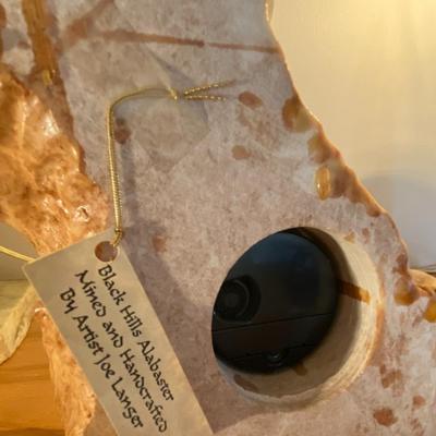 Alabaster Clock