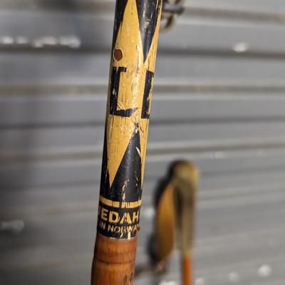 Vintage LILJEDAHL Norway Bamboo Ski Poles