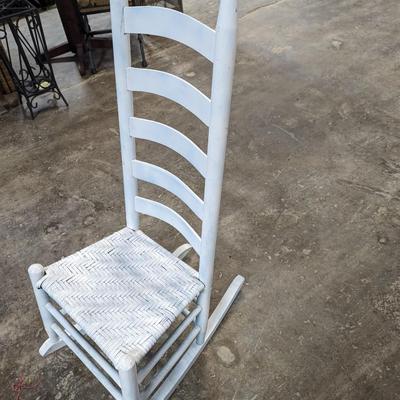 Cane Seated Rocking Chair