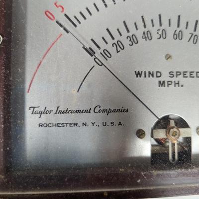 Taylor Instrument Companies Wind Speed Indicator