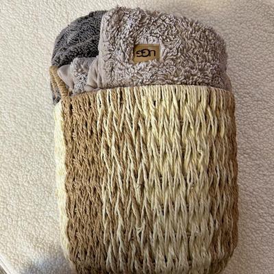UGG throw basket