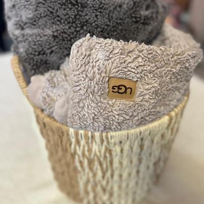 UGG throw basket