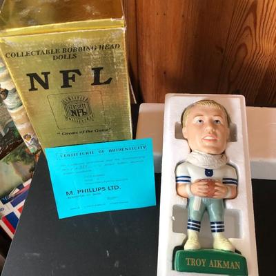 Licensed NFL Troy Aikman Bobblehead
