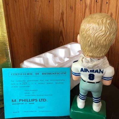 Licensed NFL Troy Aikman Bobblehead