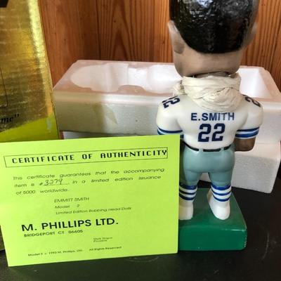 Licensed NFL Emmitt Smith Bobblehead
