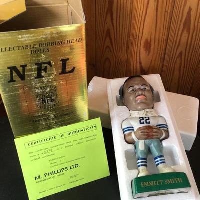 Licensed NFL Emmitt Smith Bobblehead