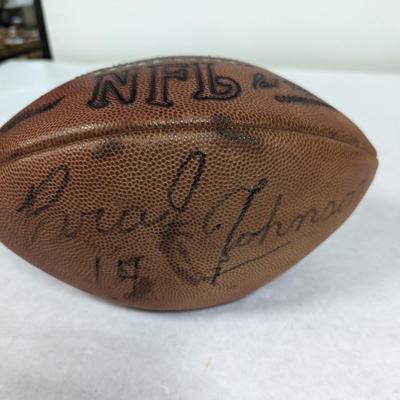 Brad Johnson Signed NFL Football