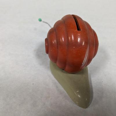 Vintage Snail Toy Coin or Dime Bank