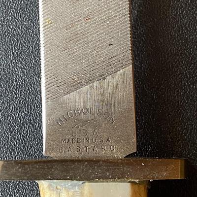 Nicholson Files with Antler Handles