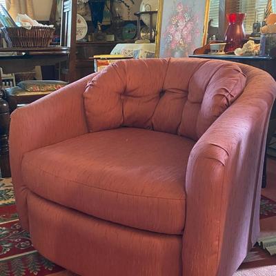 Pink Swivel Chair