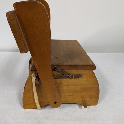 Vintage Wooden Potty Chair