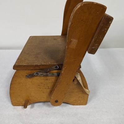 Vintage Wooden Potty Chair