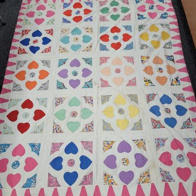 Heart Quilt - Unfinished