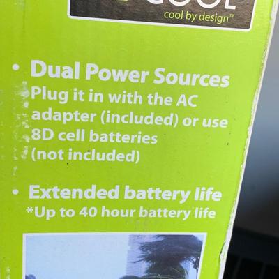 Battery or Electric Portable Fan w/ box