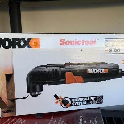 Worx Sonictool 10 piece multi tool oscillating kit w / box