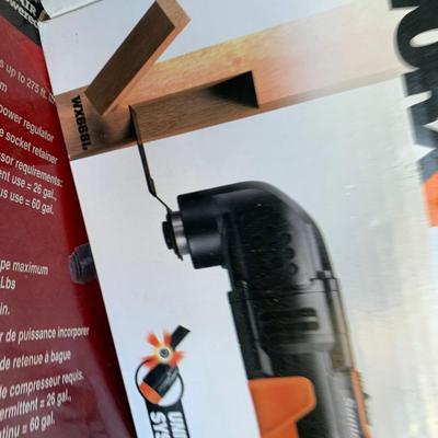 Worx Sonictool 10 piece multi tool oscillating kit w / box