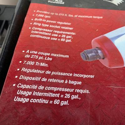 Husky 1/2â€ Impact Wrench In Box
