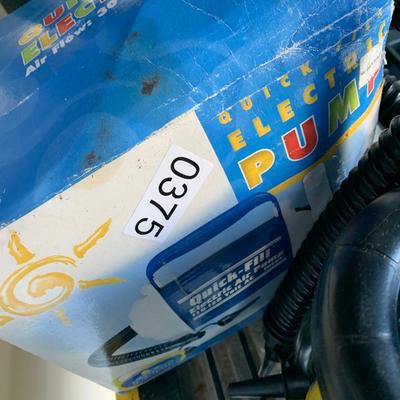 Quick Fill Electric Air Pump