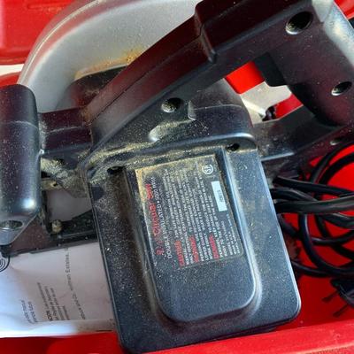 Craftsman Sierra Circular Saw In Hard Plastic Travel Case