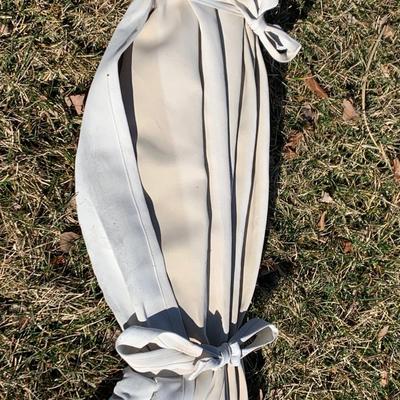 10â€™ Sun Patio/Deck Curtain - Four 8â€™x4â€™ Section w/Tie Straps