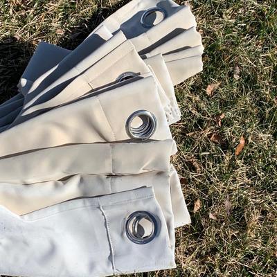 10â€™ Sun Patio/Deck Curtain - Four 8â€™x4â€™ Section w/Tie Straps